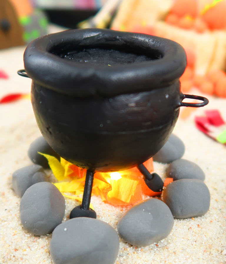 Cómo hacer un jardín zen en miniatura de Halloween – Decoración de