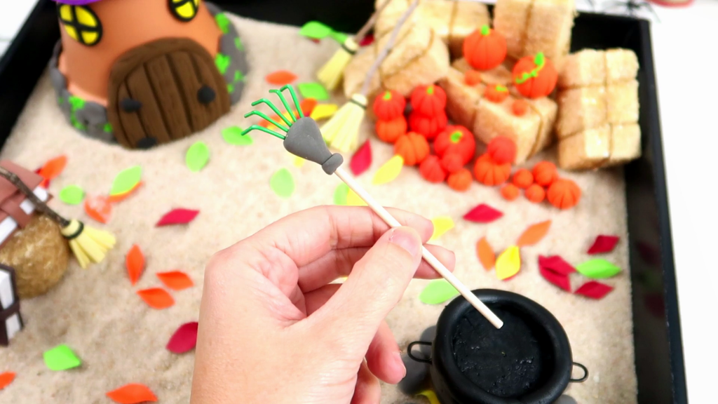 Cómo hacer un jardín zen en miniatura de Halloween – Decoración de